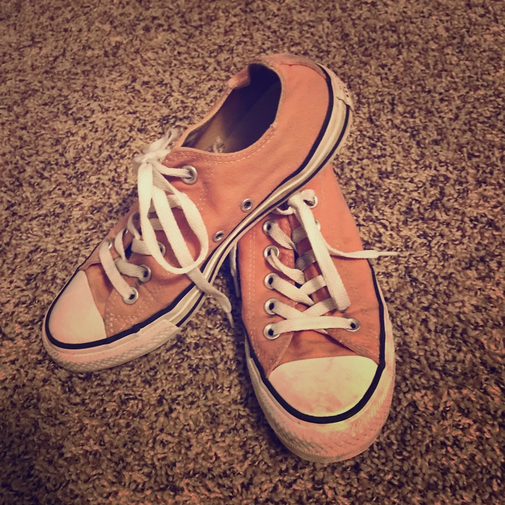Baby pink converse